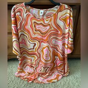 NWOT SEW IN LOVE SWIRL OF COLOR TOP